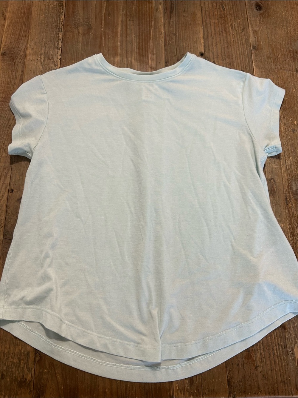Athleta Girl Light Blue Crewneck Tee Medium